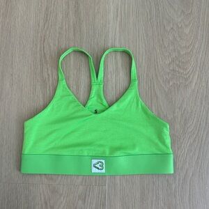 NWOT Woxer Icon Lime Green Sports Bra S